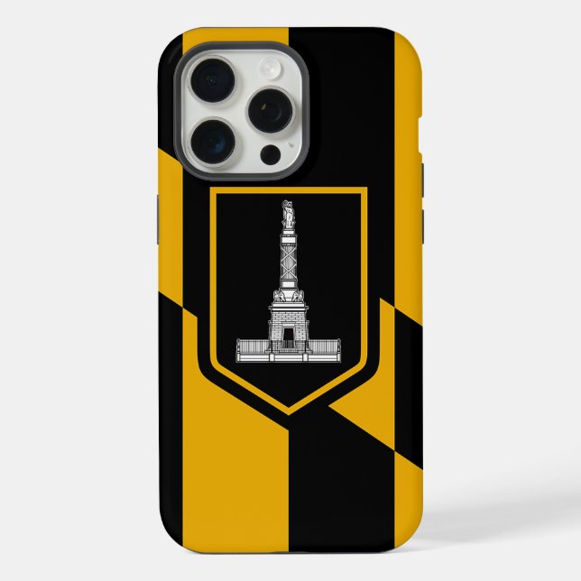 Apple iPhone 15 Pro Max Case, sinalizador Baltimor (Verso)