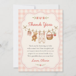 Apple of Our Eye Baby Shower Thank You Card