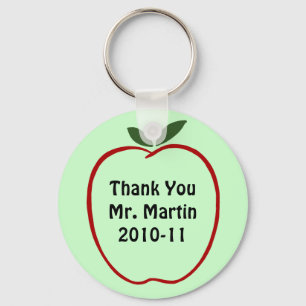 Apple para o professor - chaveiro