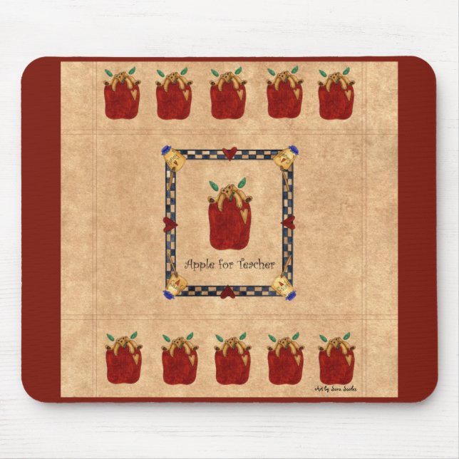 Apple for Teacher Mousepad (Frente)