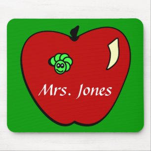 Apple para o professor Mousepad