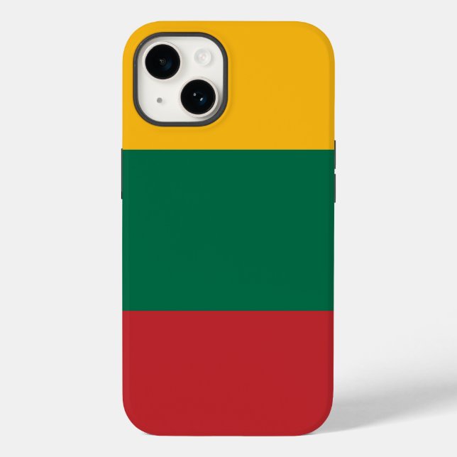 Apple Patriótica 14 Case-Mate, bandeira da Lituâni (Verso)