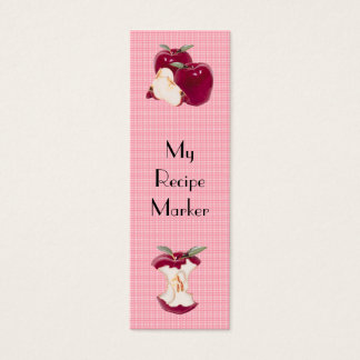 Apple Recipiente Book Mark