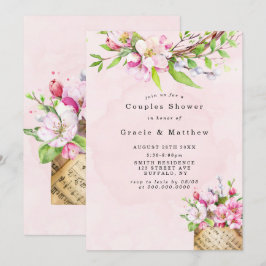 Apple Tree Blossoms Casais Música Chá Convites