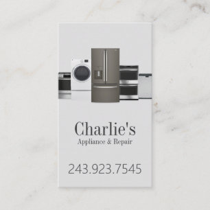 Appliances Repair Services Cartão de visita