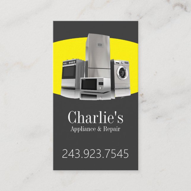 Appliances Repair Services Cartão de visita (Frente)