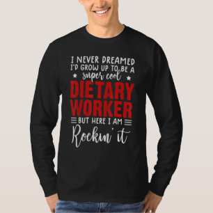 apreciação do auxílio alimentar - camisa engraçada