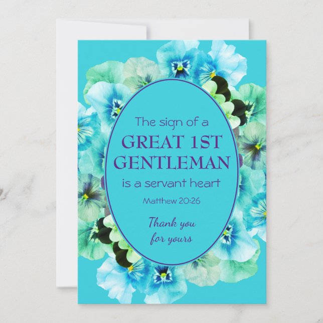 APRECIAÇÃO DO PASTOR | 1RUA, CAVALHEIRO | Obrigado (Frente)