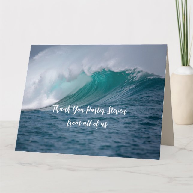 Apreciação Do Pastor A Partir Do Cartão De Congreg (Frente)