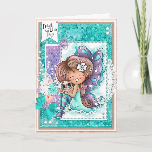 Apreciação No Pequeno Cartão De Saudação (Frente)