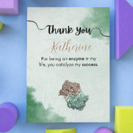 Apreciação pelo cartões de agradecimentos de mento