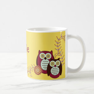 Apreciando a caneca do nome da luz do sol