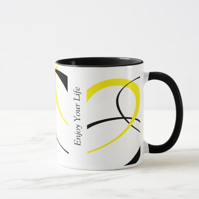 Aprecie sua caneca do design da vida (Direita)