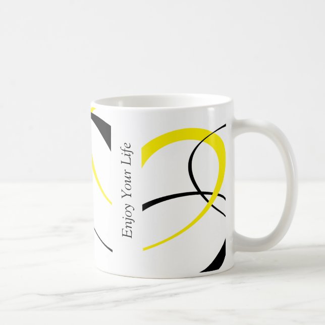 Aprecie sua caneca do design da vida (Direita)