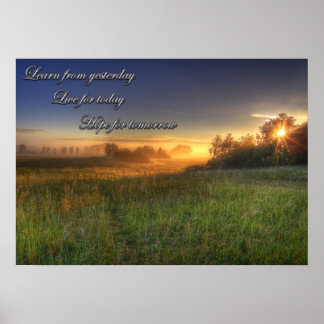 Aprenda com ontem.... poster