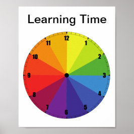 Aprendendo a Contar Poster do Tempo