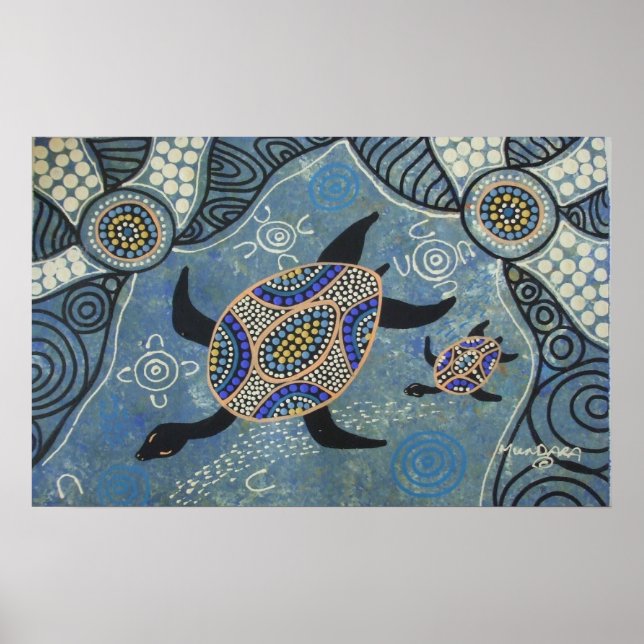 Aprendendo à Poster de Natação por Mundara (Frente)