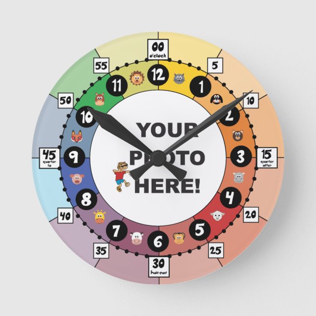 Aprender a Informar Relógio de Tempo (Pequeno, com (Frente)