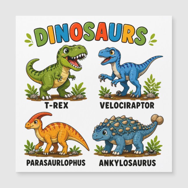 Aprendizado de Espécies de Dinossauros para Crianç (Frente)