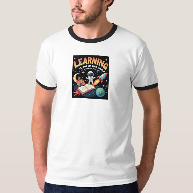 APRENDIZAGEM ESTÁ FORA..... Camiseta (Frente)