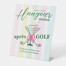 Aprés Golf Coquette Bachelorette Hangover Station