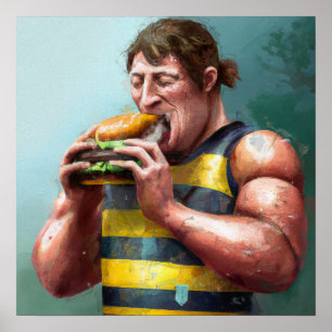 Après Rugby - Impressão de pintura de Rugby