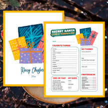 Apresenta o Questionário de Papais noeis Secretos 