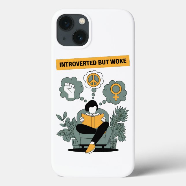 Apresentado mas Woke | Capas de iphone ativista (Verso)