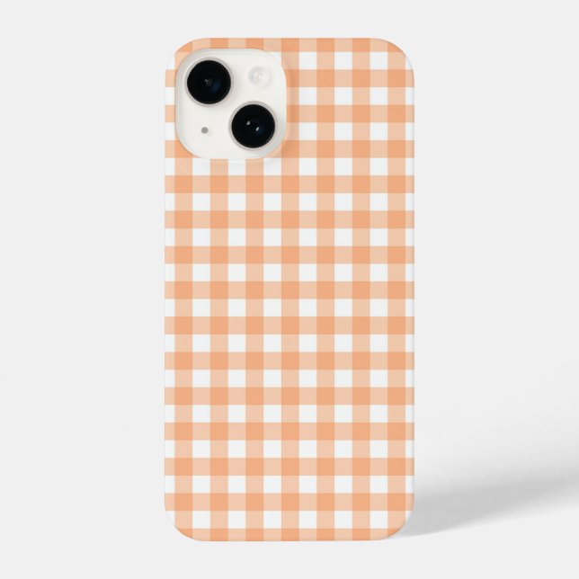 Apricot Orange Gingham (Verso)