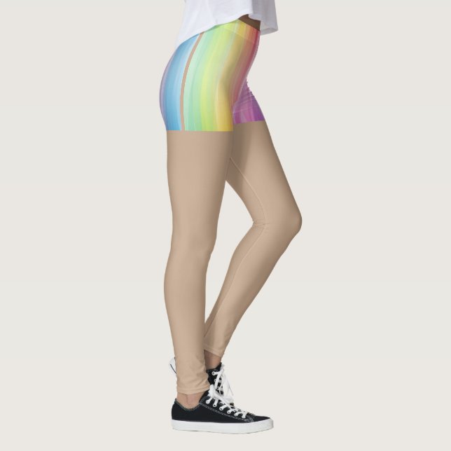 April Fools Day Leggings Rainbow Botories (Direita)