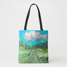 "April in Benbow" por AlarsenArtist Tote Bag
