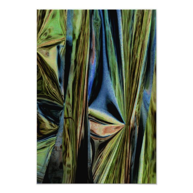 "April Woods III" Foto de Abstrato Alterada Digita (Frente)