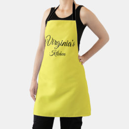 Apron Amarelo Personalizado