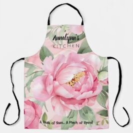 APRON BOTÂNICO DE ROSE DE PINOS BRUTOS ELEGANTE