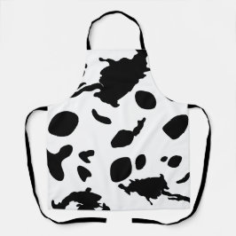 Apron de Aquarela Impressão de Vaca
