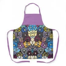 Apron de Buquê de Flor Vibrante
