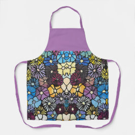 Apron de Buquê de Flor Vibrante