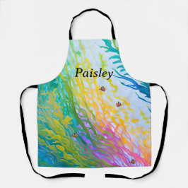 Apron de Grama do Mar Colorida com Peixe-Palha