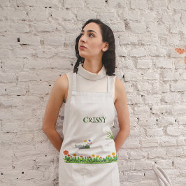 Apron de Jardinagem de Nome Personalizado