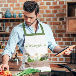 Apron de Jardinagem de Nome Personalizado