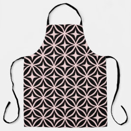 Apron de padrão de repetição de Ogee e estrelas