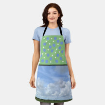 Apron do Céu Azul e Verde