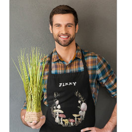 Apron do Cogumelo de Texto Personalizado