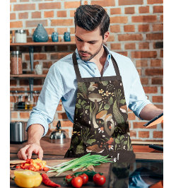 Apron do Cogumelo de Texto Personalizado