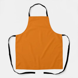 Apron do Dia das Bruxas Laranja e Negra