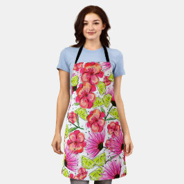 Apron Floral de Limão Tropical