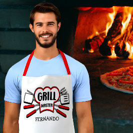 Apron Mestre de Grill Personalizado