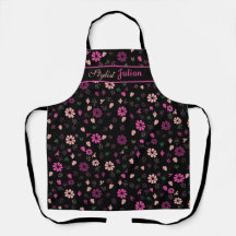 Apron Personalizado de Lista de Estilos Florais
