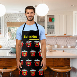 Apron Personalizado do Cozinhar Crock Star Crock