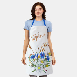 Apron Personalizado Floral, Filha Mãe Personalizad